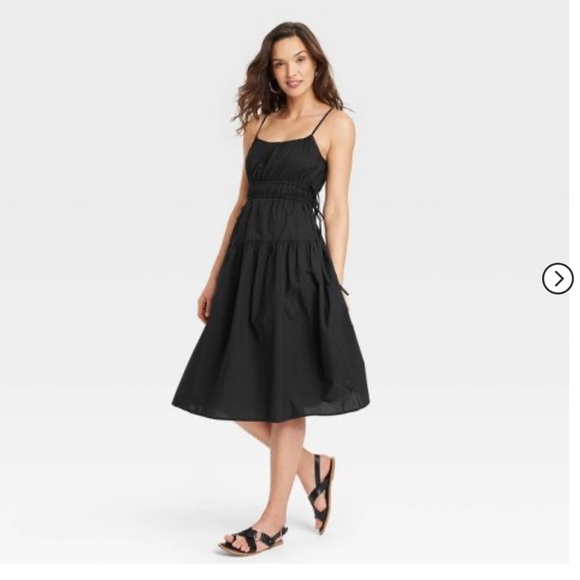 Universal Thread Dresses & Skirts - NWT! Women's Cinched Waist Midi Sundress - Universal Thread Black S